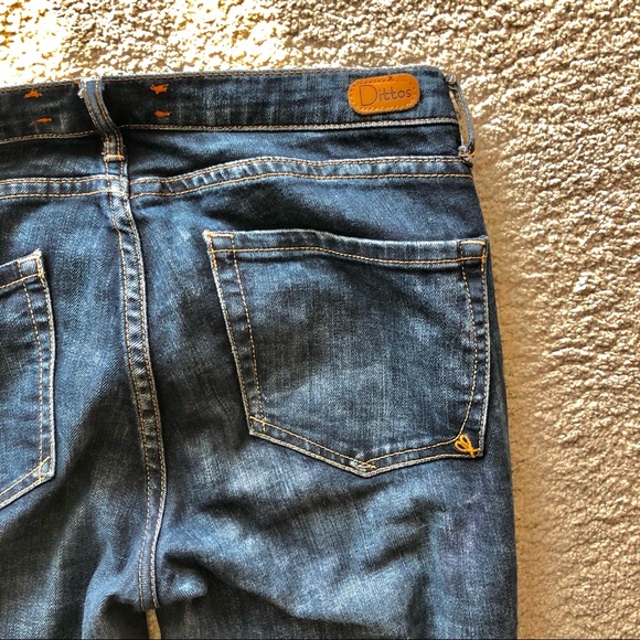 Dittos jeggings mid rise dark acid wash longer length - Picture 4 of 8